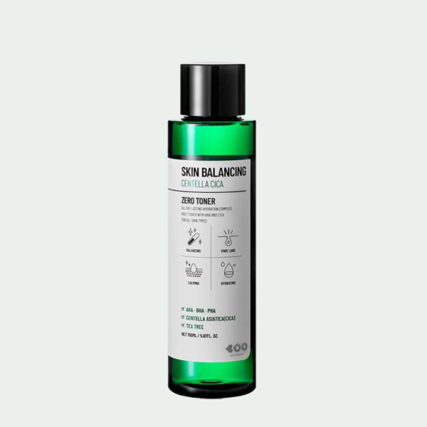 DEARBOO SKIN Balancing Centella Cica Zero Facial Toner 5.07 fl.oz(150ml)  Daily Korean Skincare